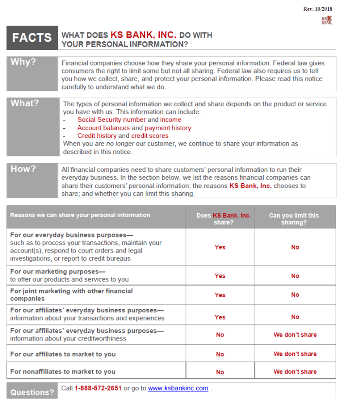 privacy statement page 1